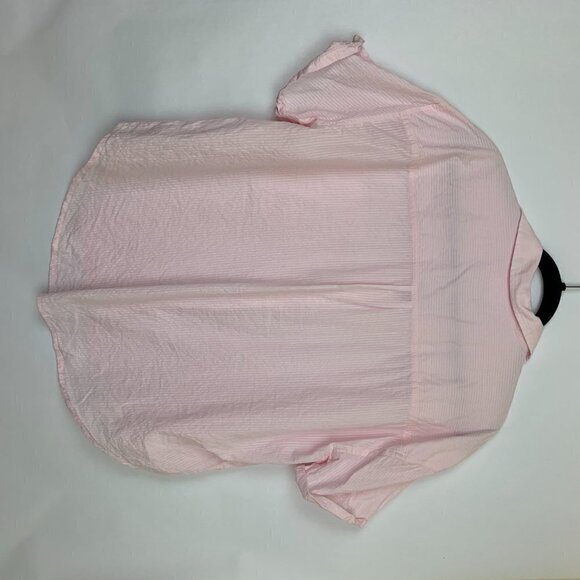 Levi's Pink Seersucker Button Down Top - Picture 5 of 6